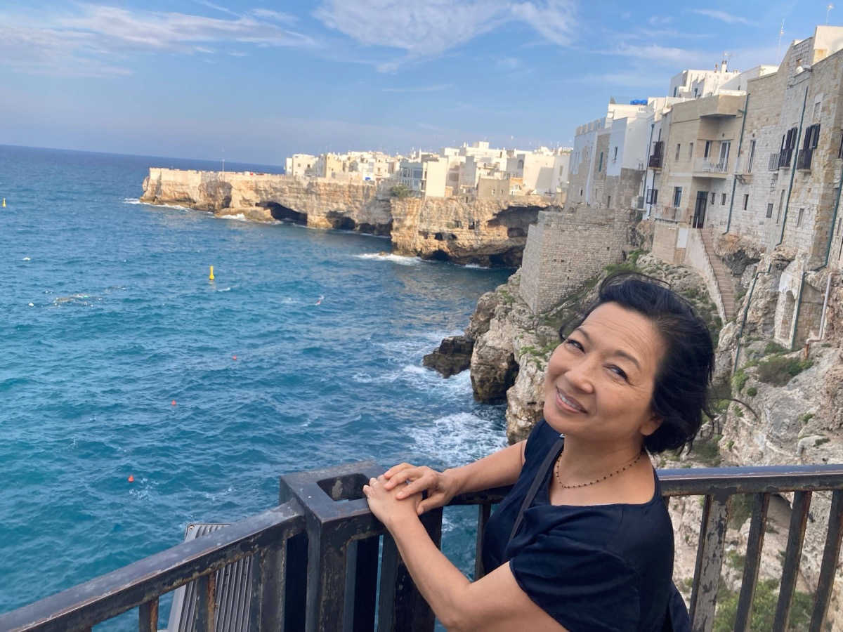 Terry on vacation in Europe