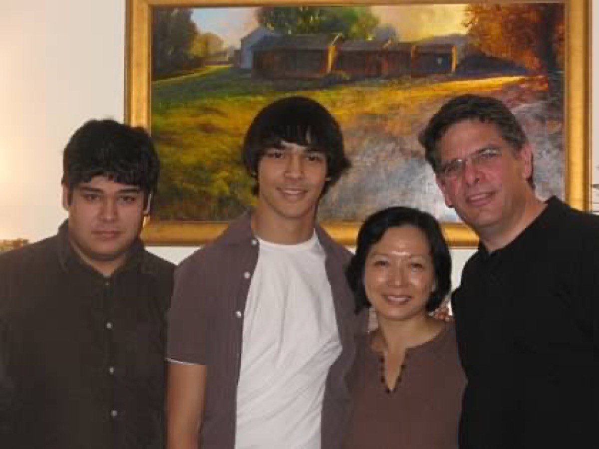 Terry, Brian, and their sons Brian and Tim