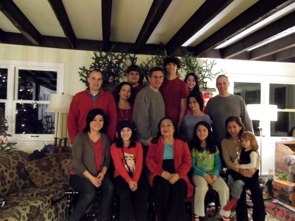 Christmas with the family at the Stephentown house