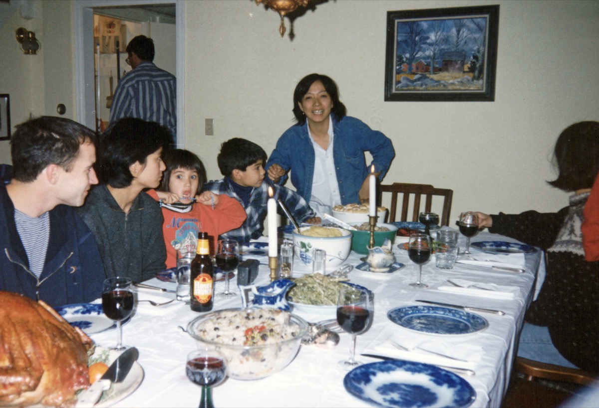 Terry hosting a family dinner in Stephentown