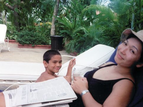 Terry and her son Tim