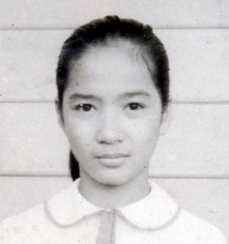 Terry as a young student in the Philippines