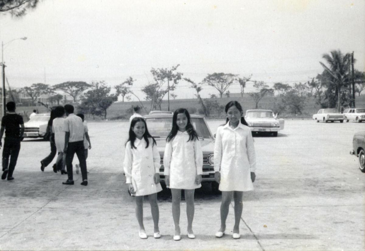 Terry in her school uniform, Manila
