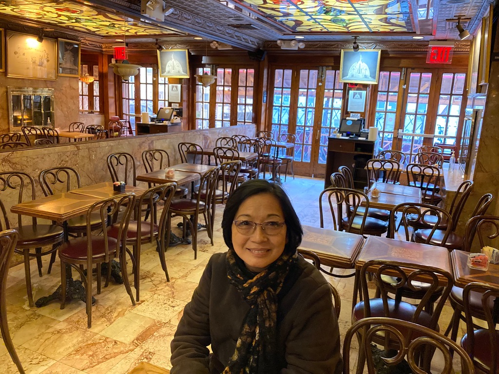 Terry at Veniero's Bakery in the East Village, New York