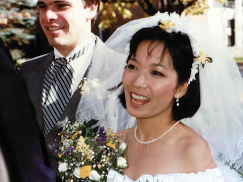 Terry and Brian at their wedding